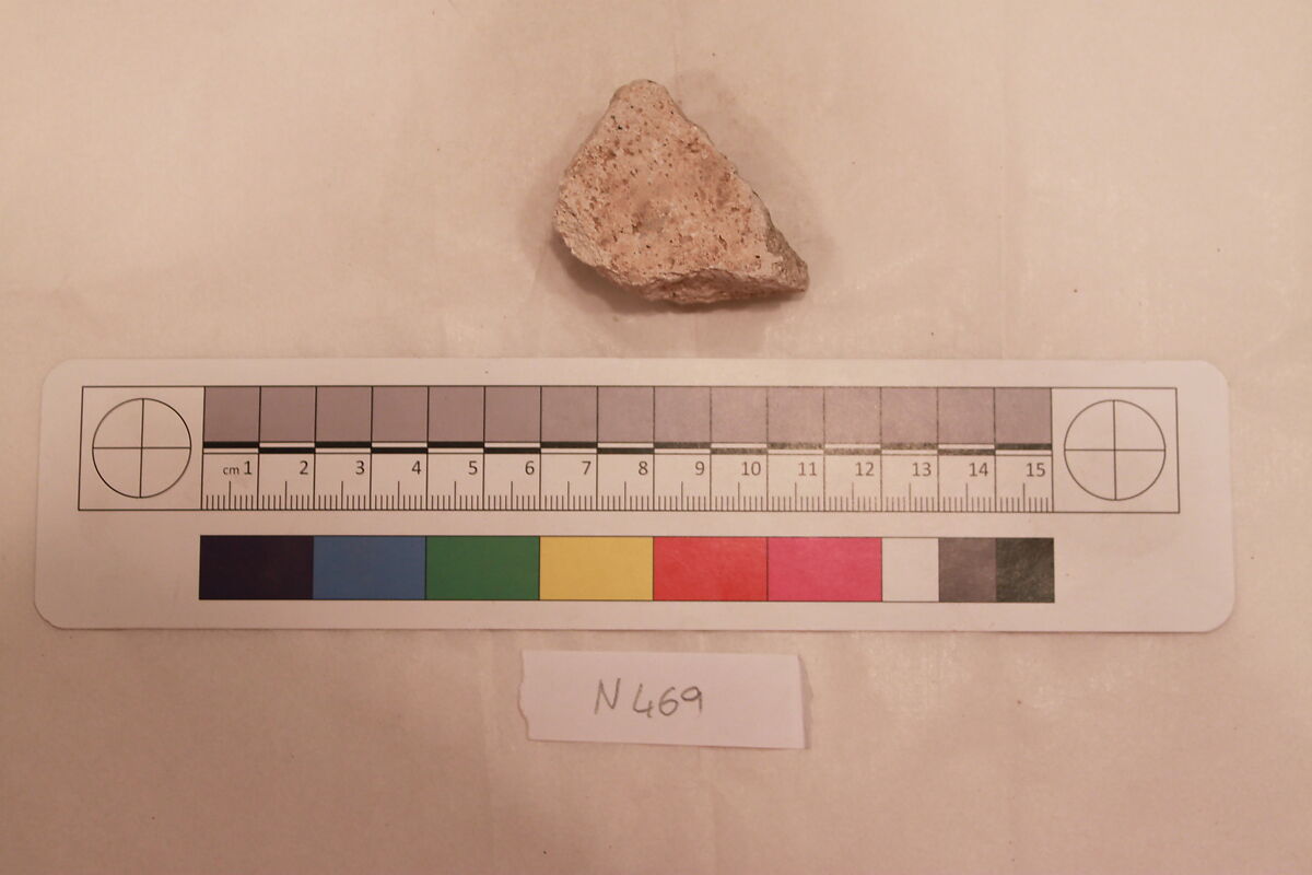 Stucco Fragment, Stucco; carved