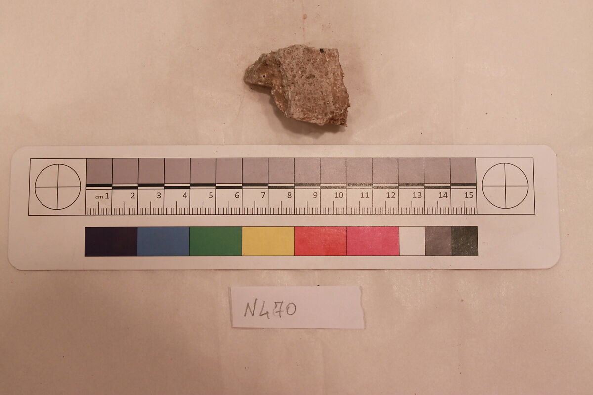 Stucco Fragment, Stucco; carved