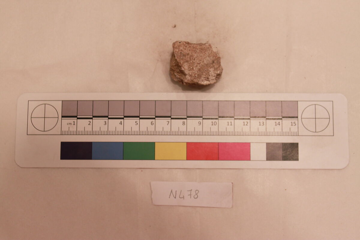 Stucco Fragment, Stucco; carved