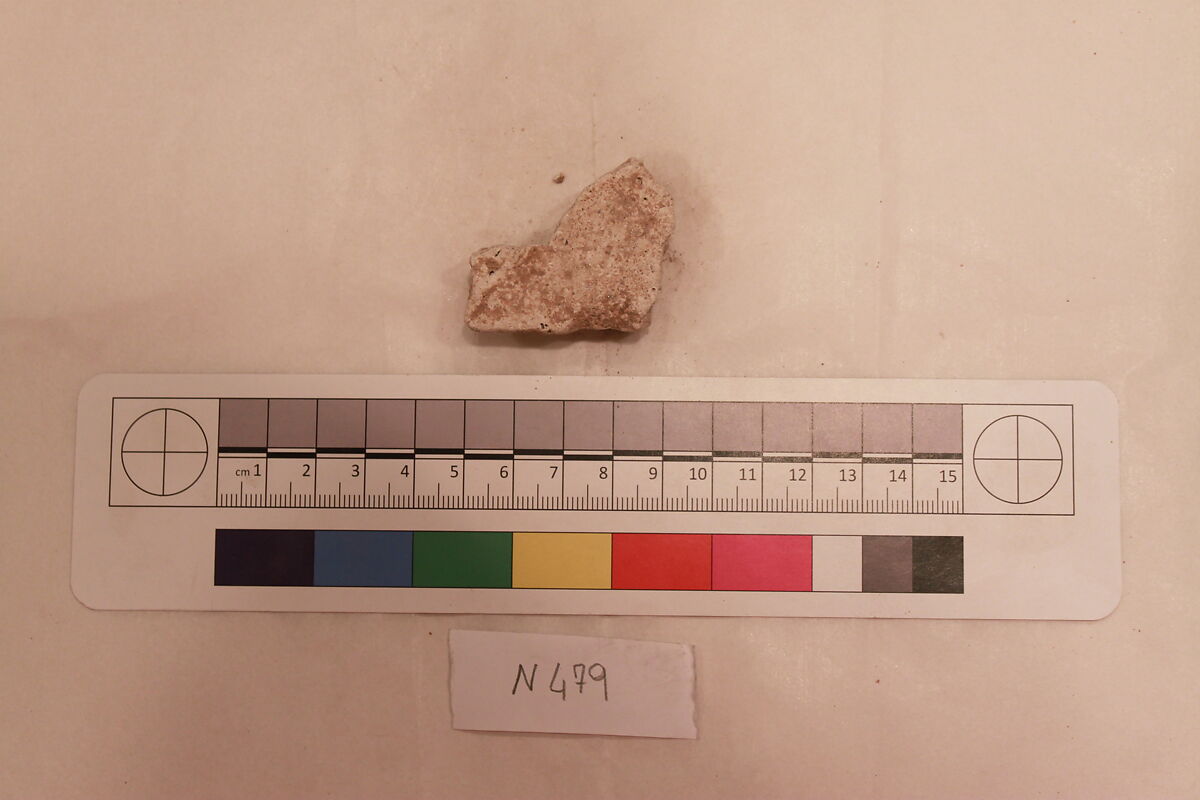 Stucco Fragment, Stucco; carved