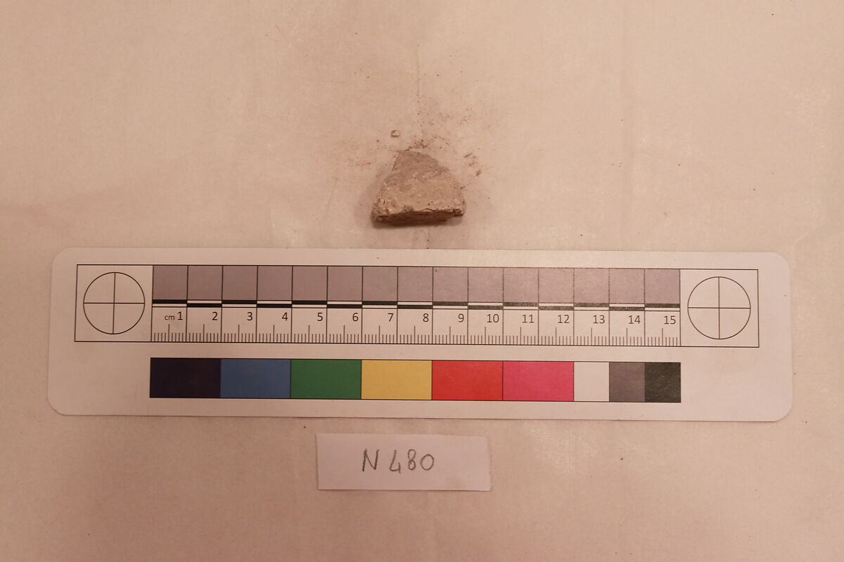 Stucco Fragment, Stucco; carved