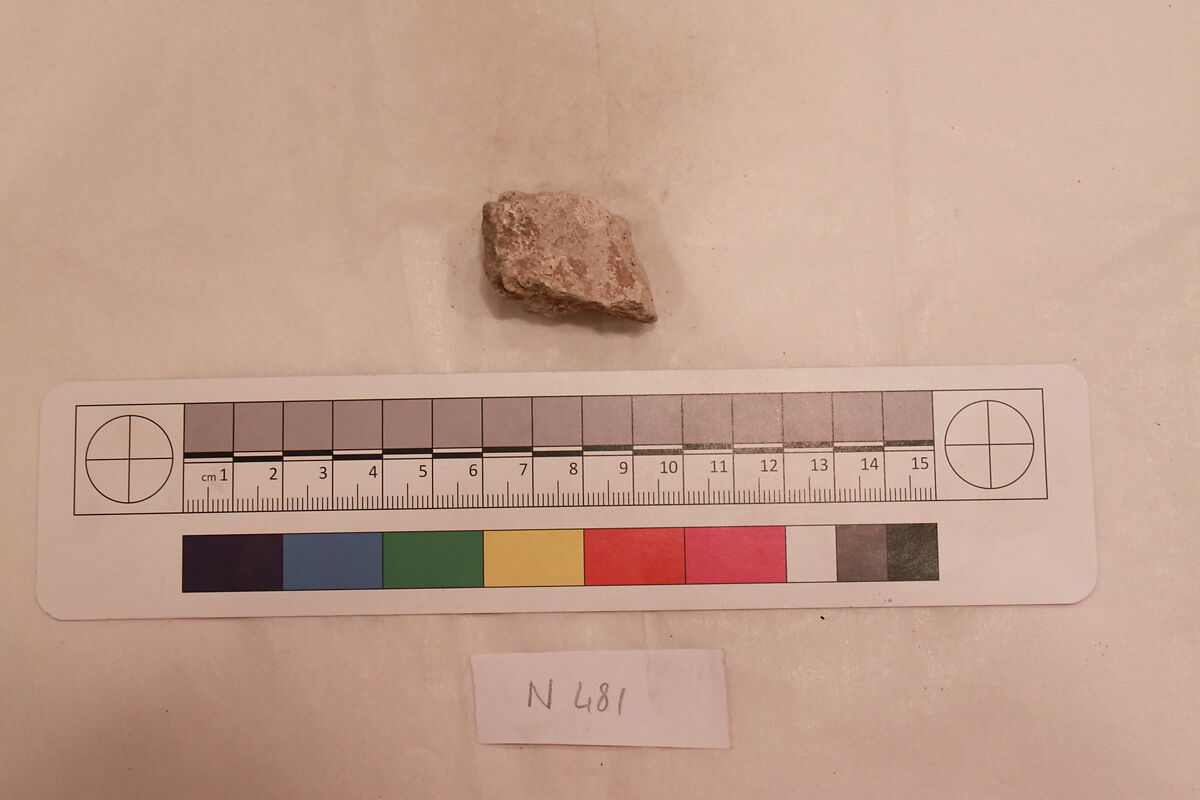 Stucco Fragment, Stucco; carved