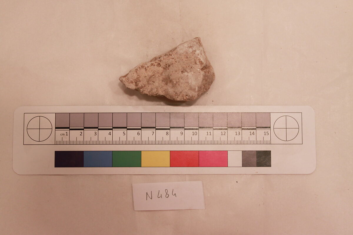 Stucco Fragment, Stucco; carved