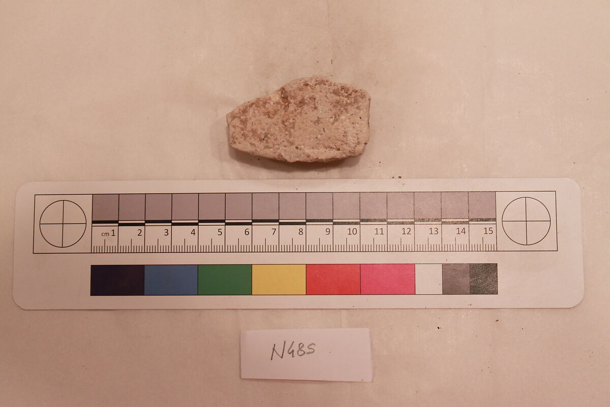 Stucco Fragment, Stucco; carved