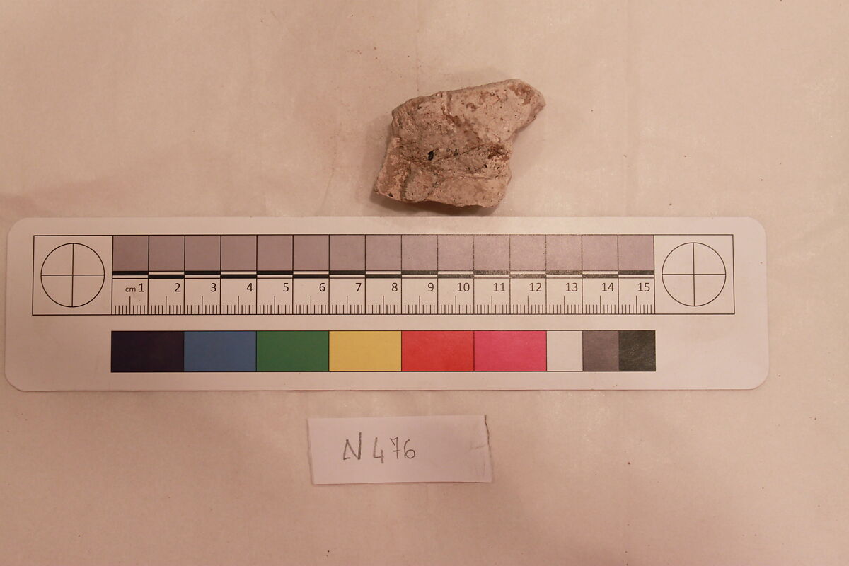 Stucco Fragment, Stucco; carved
