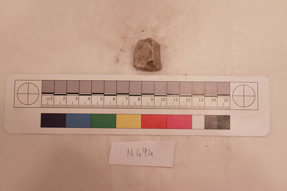 Stucco Fragment, Stucco; carved