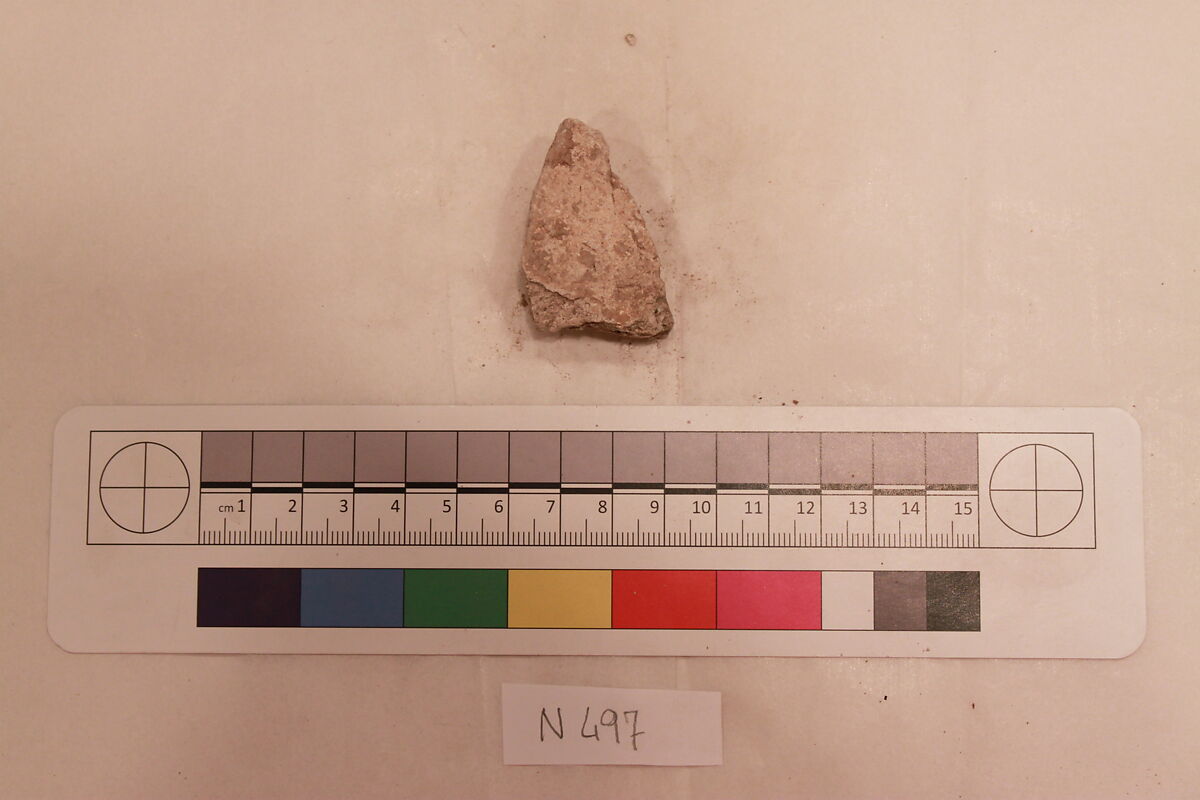 Stucco Fragment, Stucco; carved