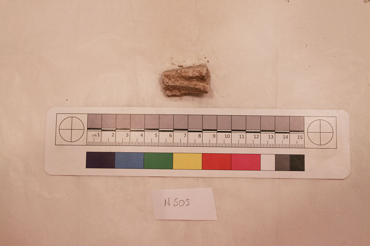 Stucco Fragment, Stucco; carved 