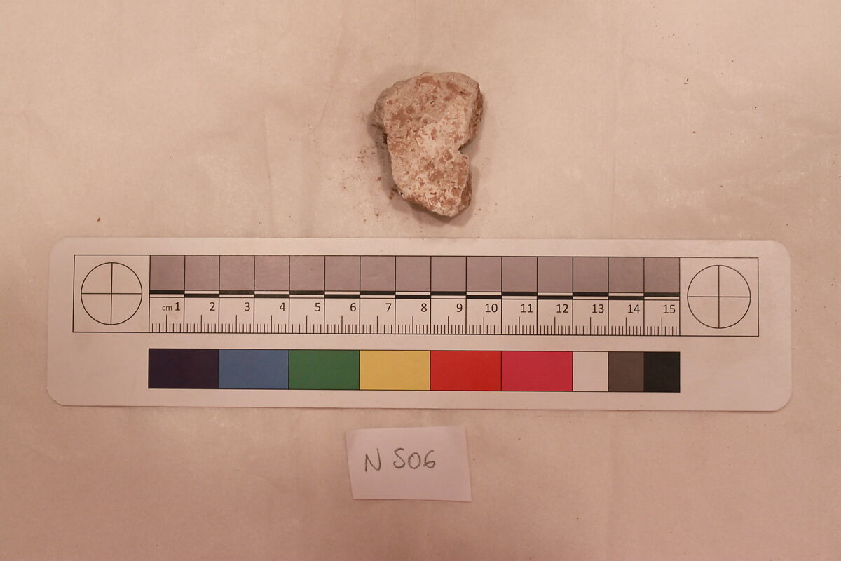 Stucco Fragment, Stucco; carved