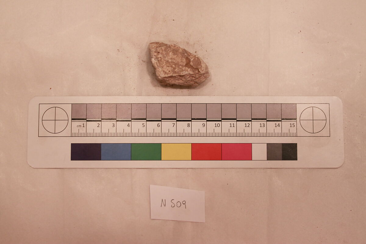 Stucco Fragment, Stucco; carved