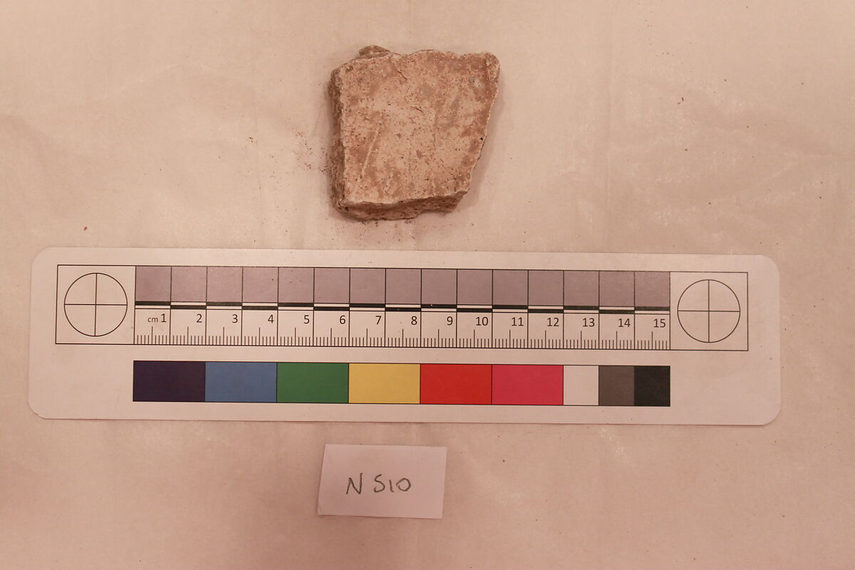 Stucco Fragment, Stucco; carved