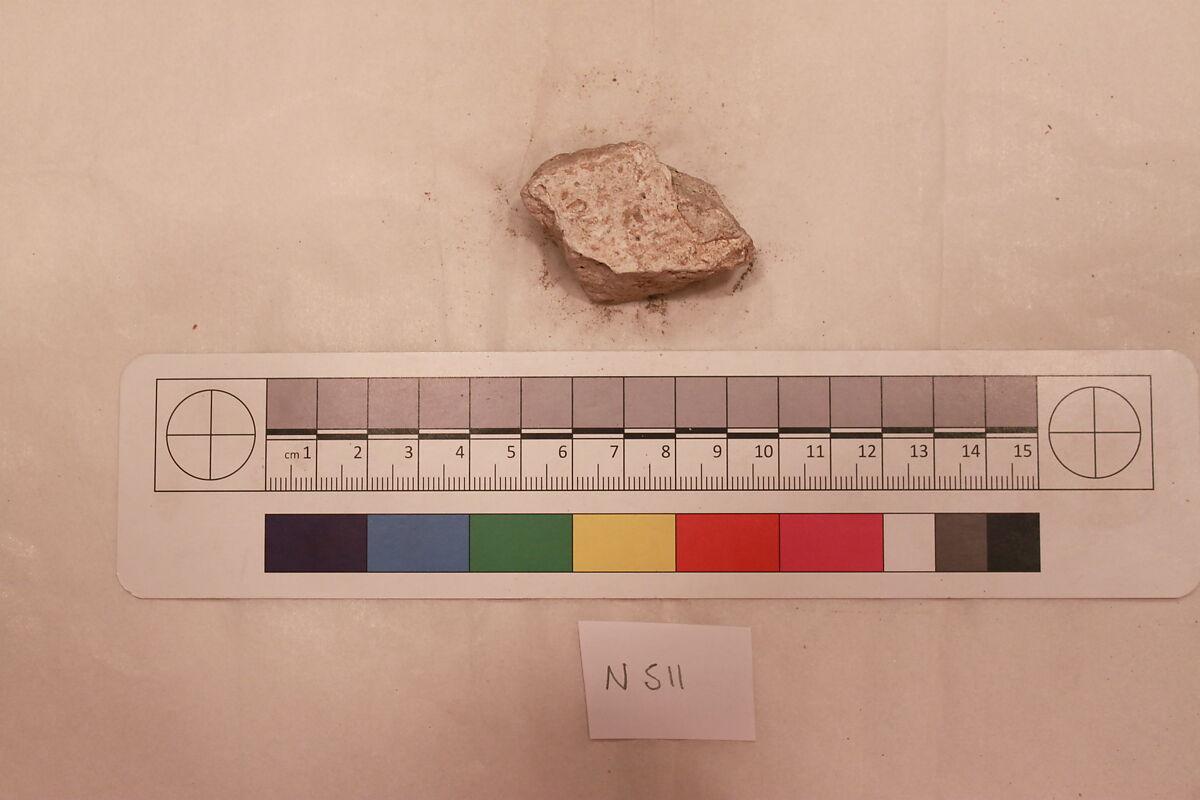 Stucco Fragment, Stucco; carved