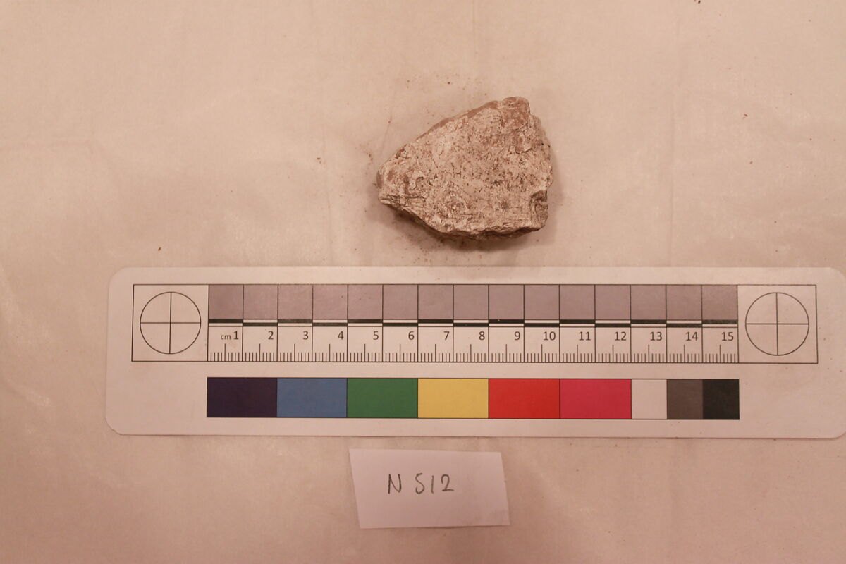 Stucco Fragment, Stucco; carved