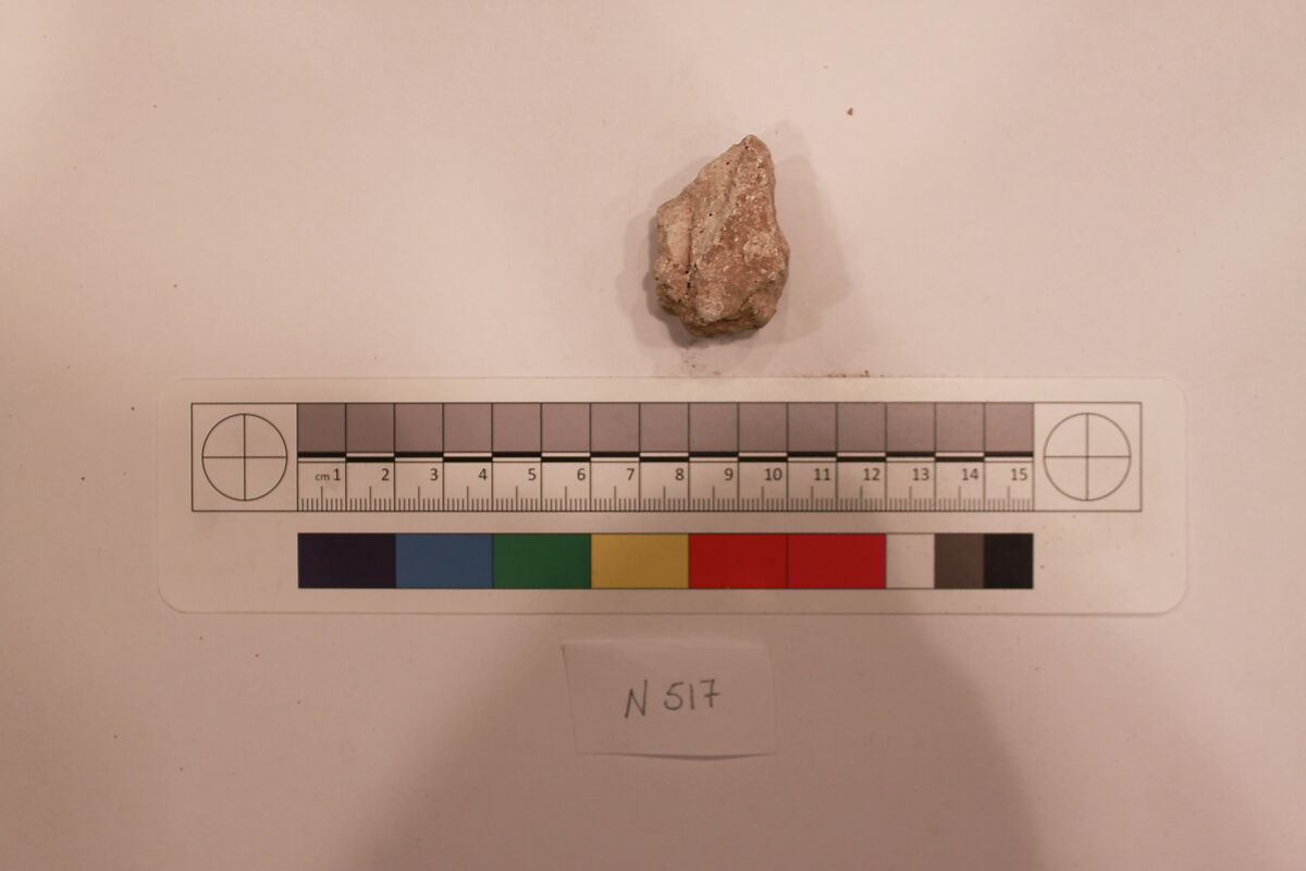 Stucco Fragment, Stucco; carved