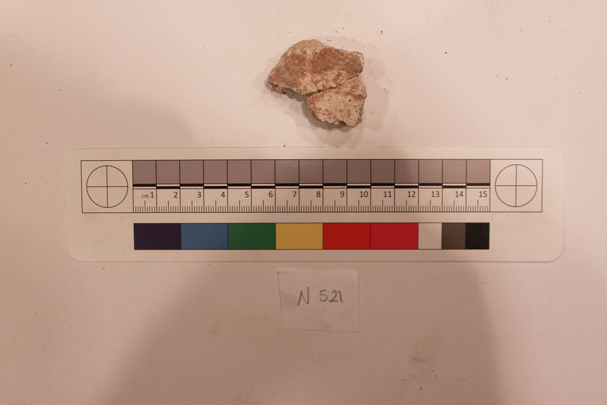 Stucco Fragment, Stucco; carved