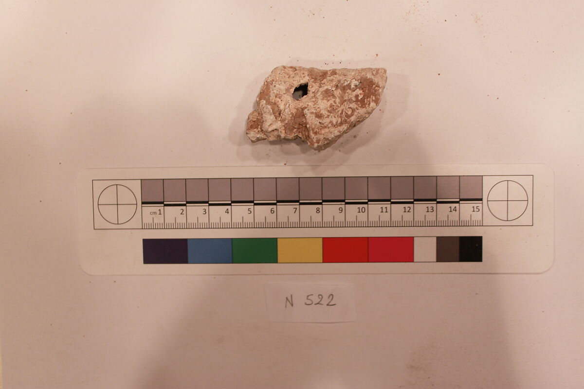 Stucco Fragment, Stucco; carved