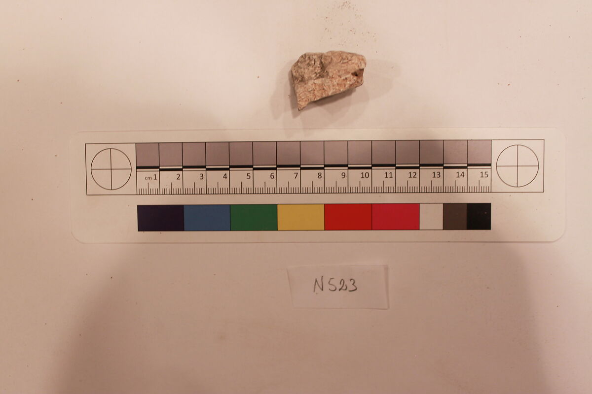 Stucco Fragment, Stucco; carved