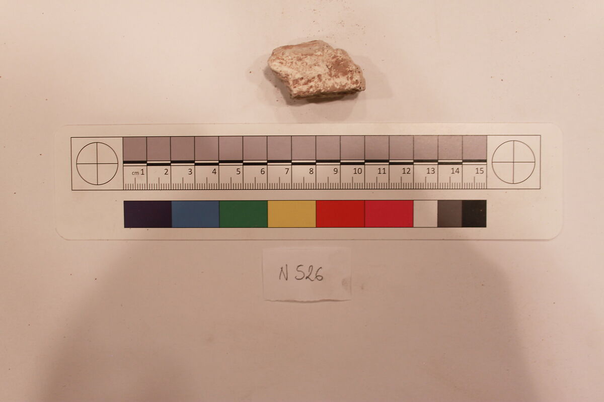 Stucco Fragment, Stucco; carved