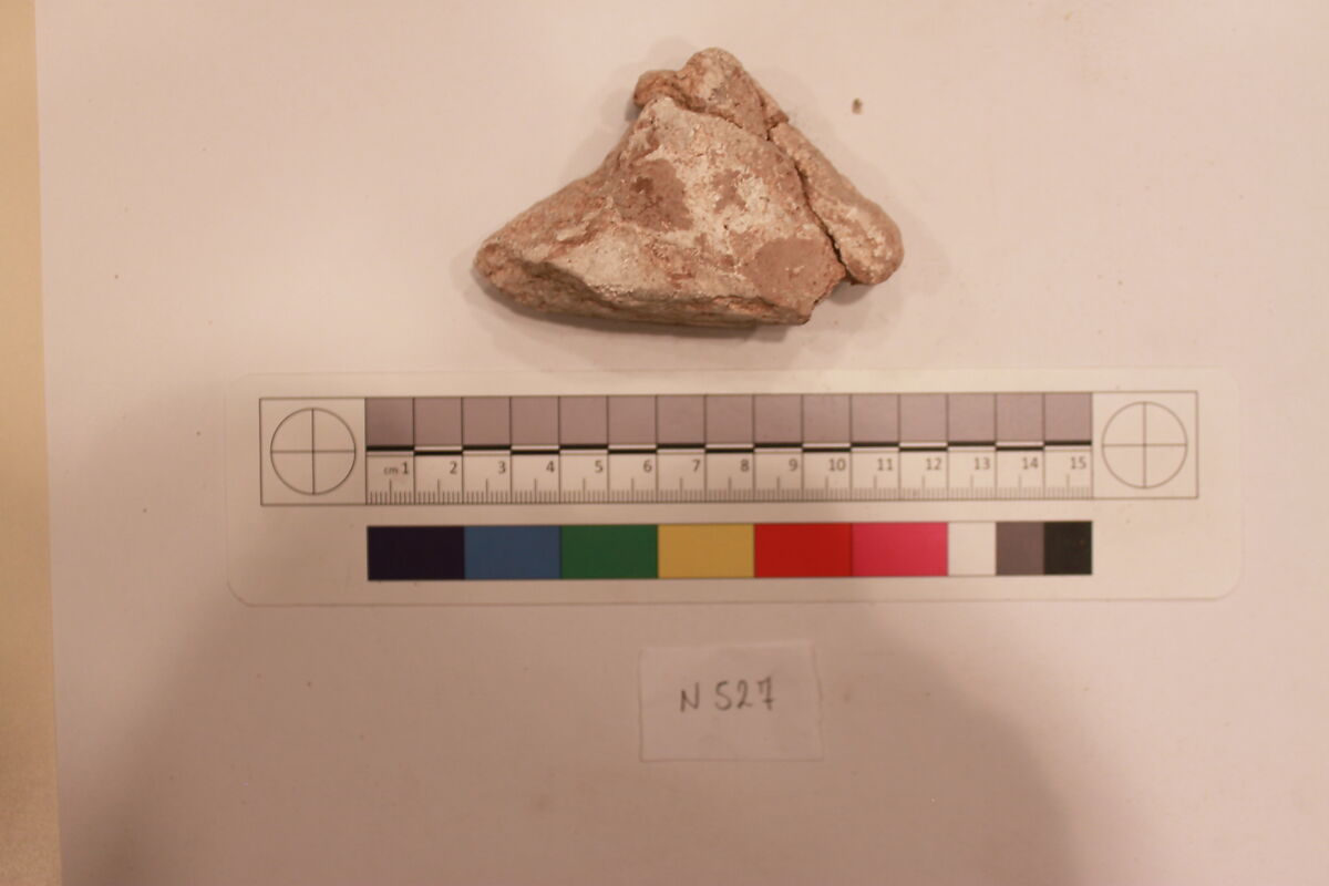 Stucco Fragment, Stucco; carved