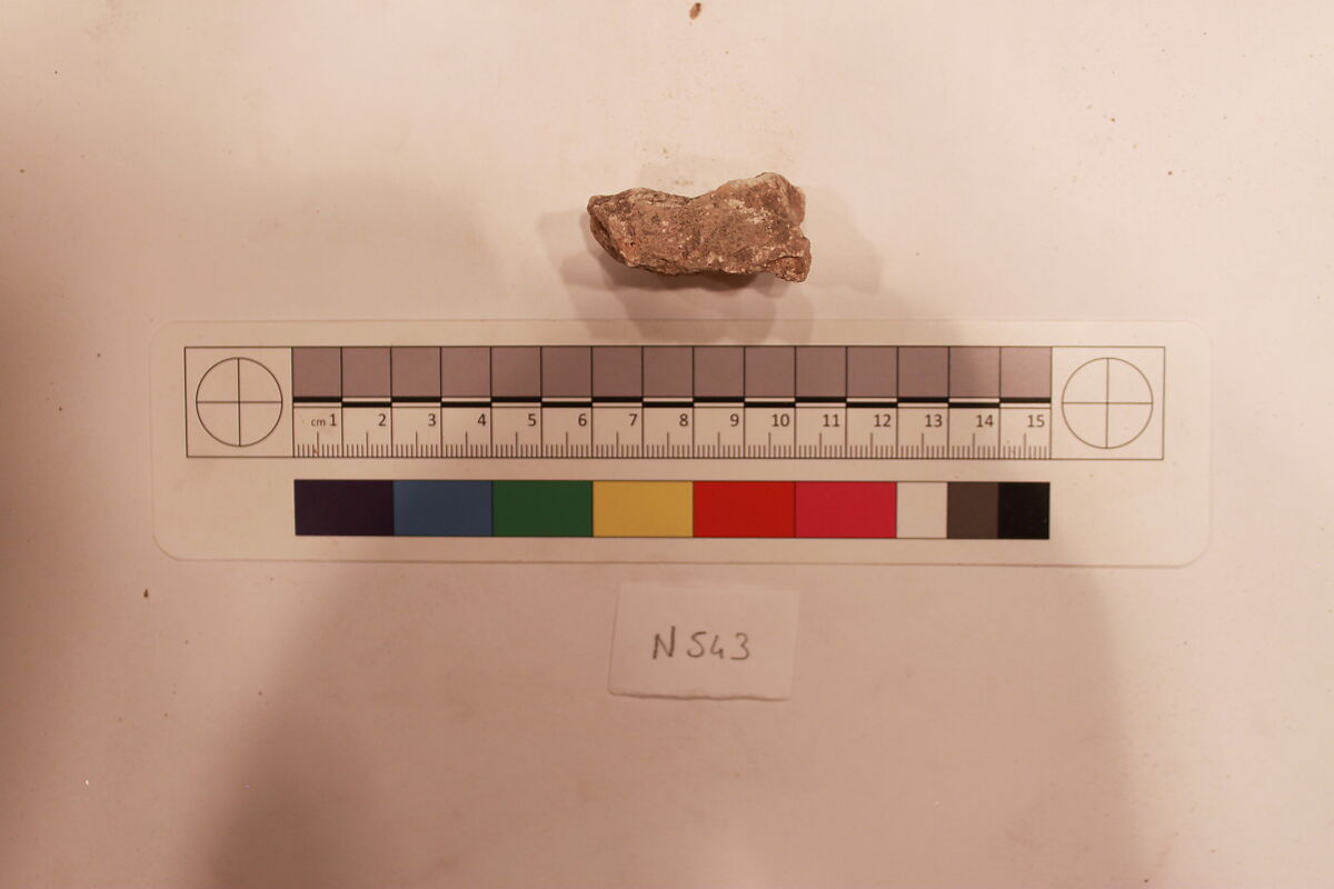 Stucco Fragment, Stucco; carved