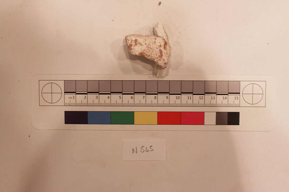 Stucco Fragment, Stucco; carved