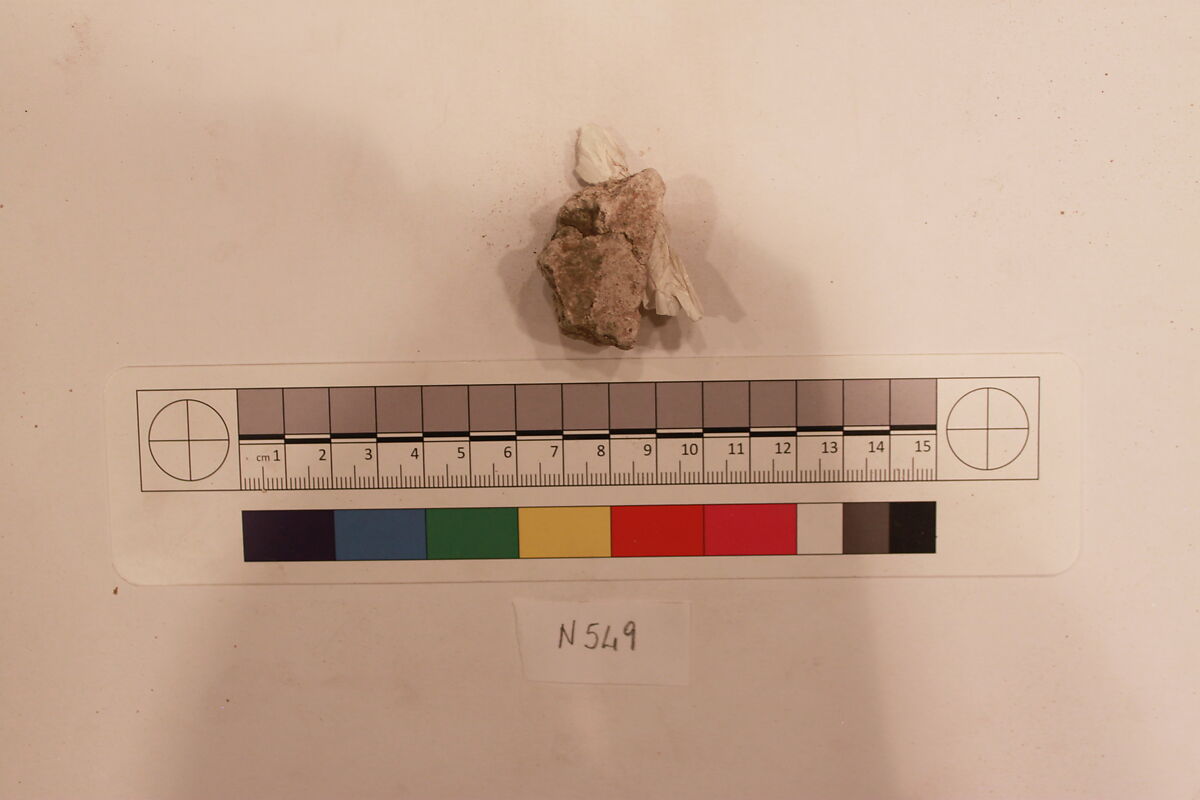 Stucco Fragment, Stucco; carved