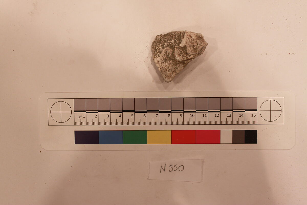 Stucco Fragment, Stucco; carved