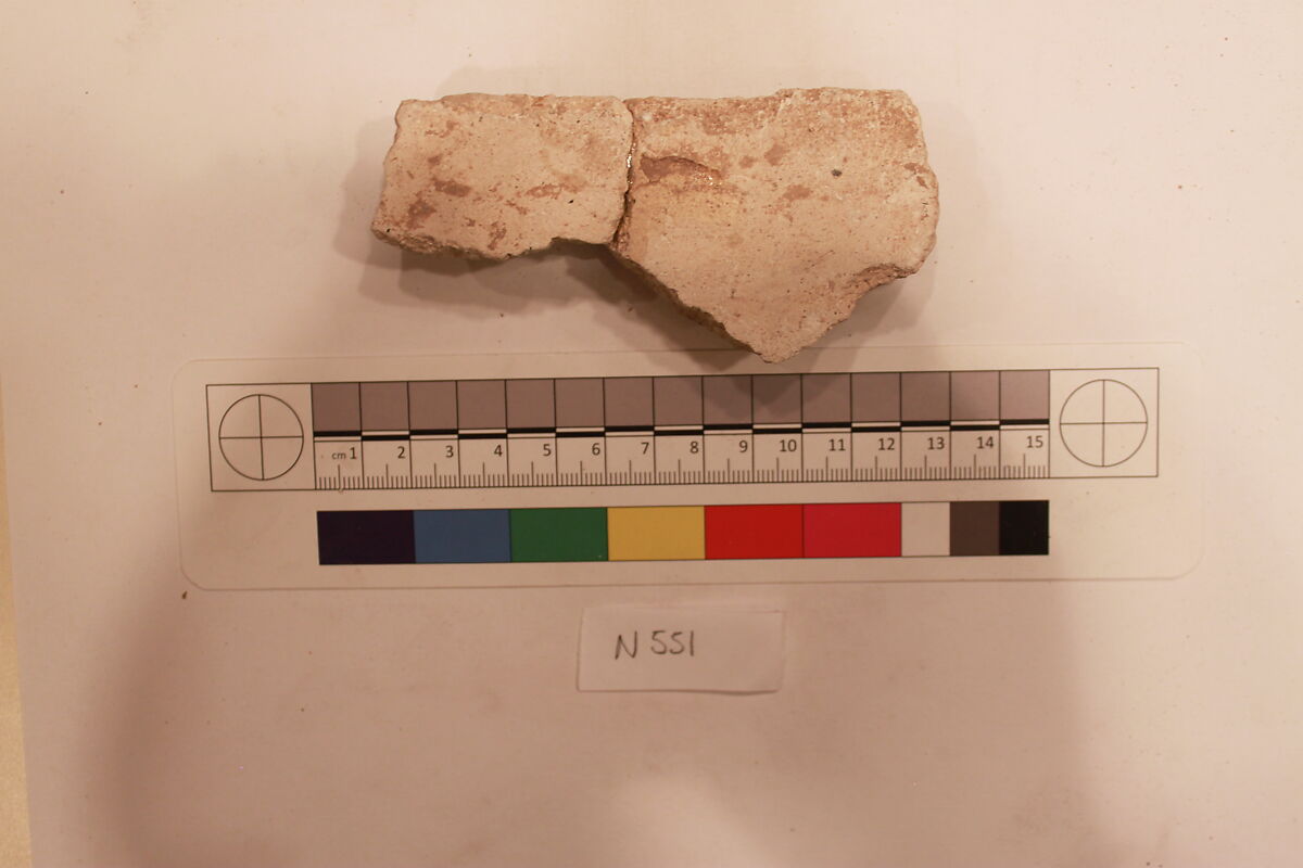 Stucco Fragment, Stucco; carved