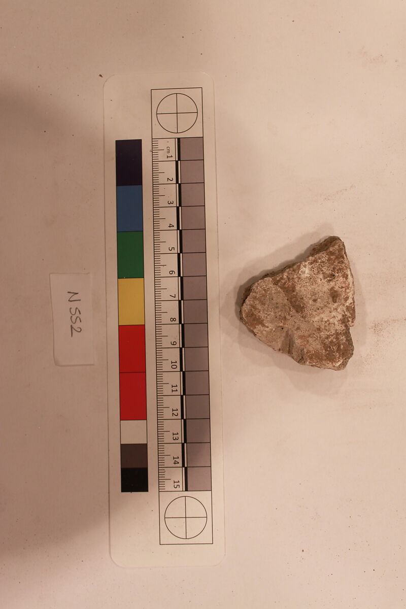 Stucco Fragment, Stucco; carved