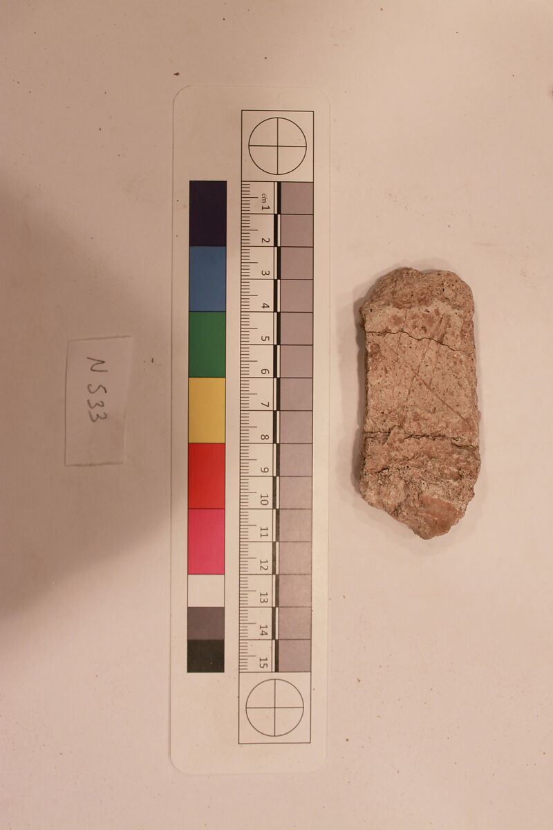 Stucco Fragment, Stucco; carved