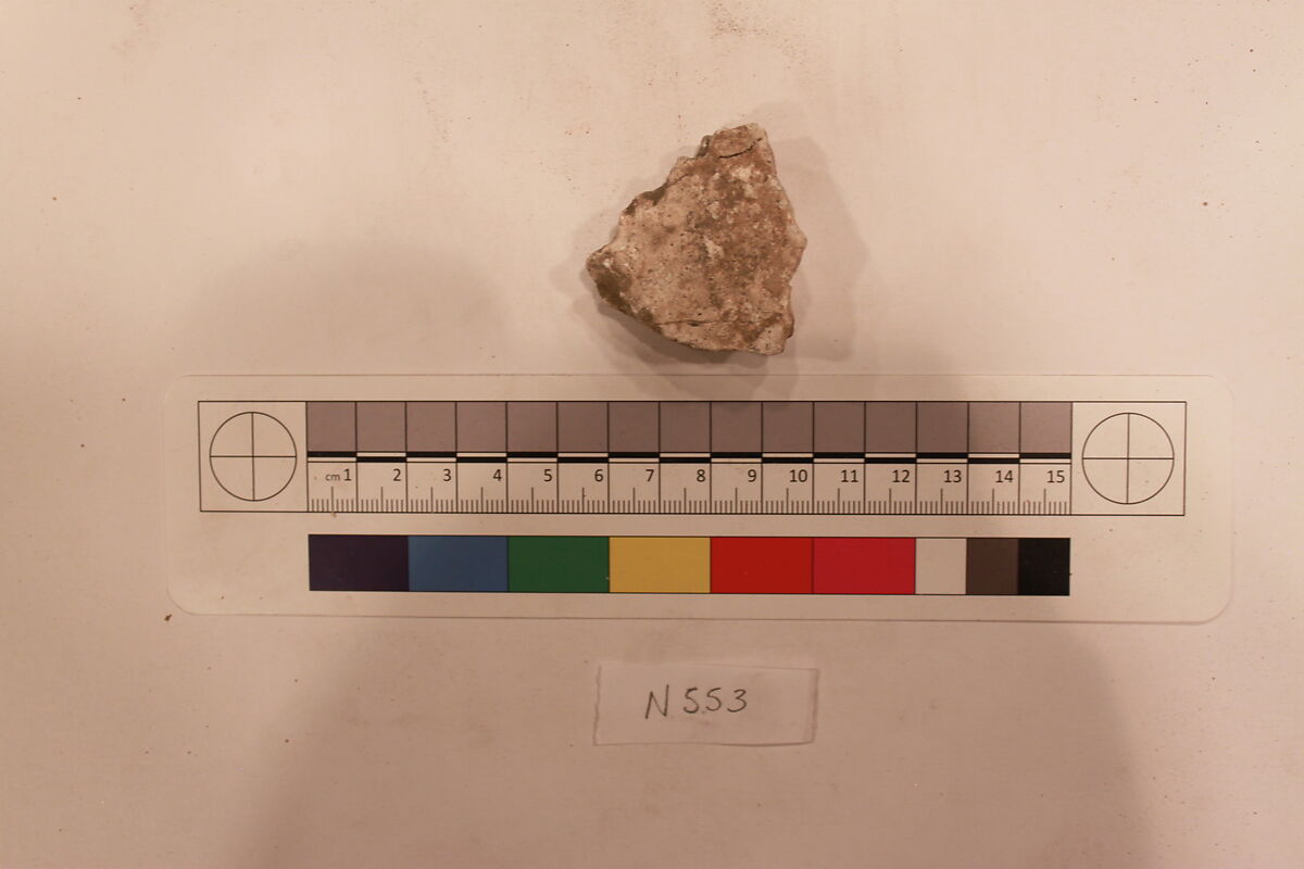 Stucco Fragment, Stucco; carved