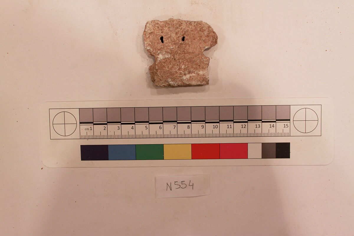 Stucco Fragment, Stucco; carved