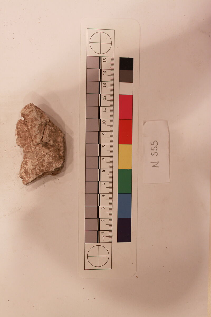 Stucco Fragment, Stucco; carved
