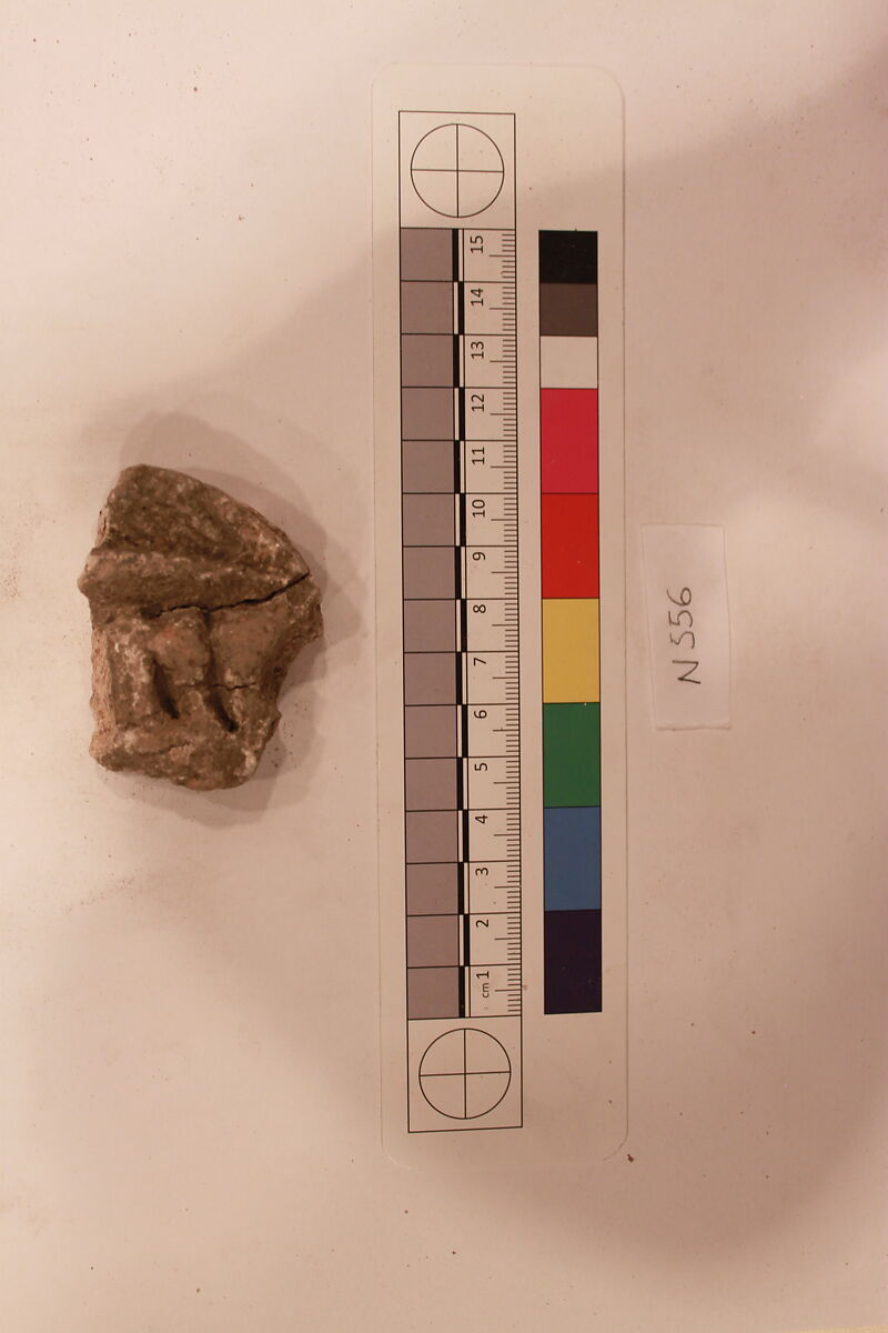 Stucco Fragment, Stucco; carved