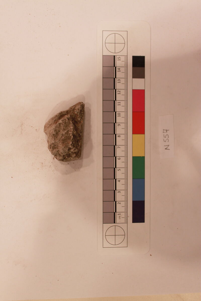 Stucco Fragment, Stucco; carved