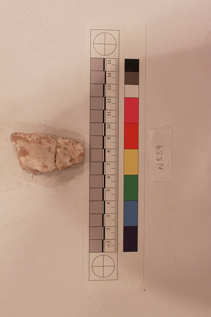 Stucco Fragment, Stucco; carved