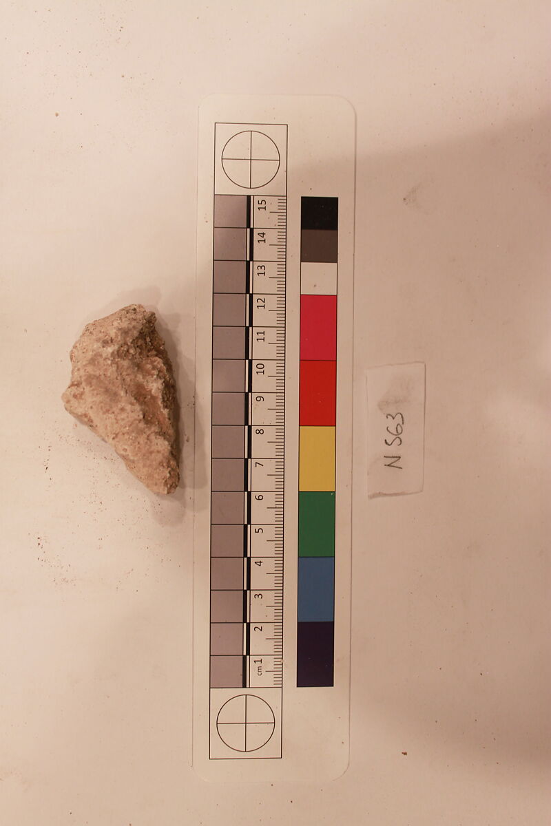Stucco Fragment, Stucco; carved