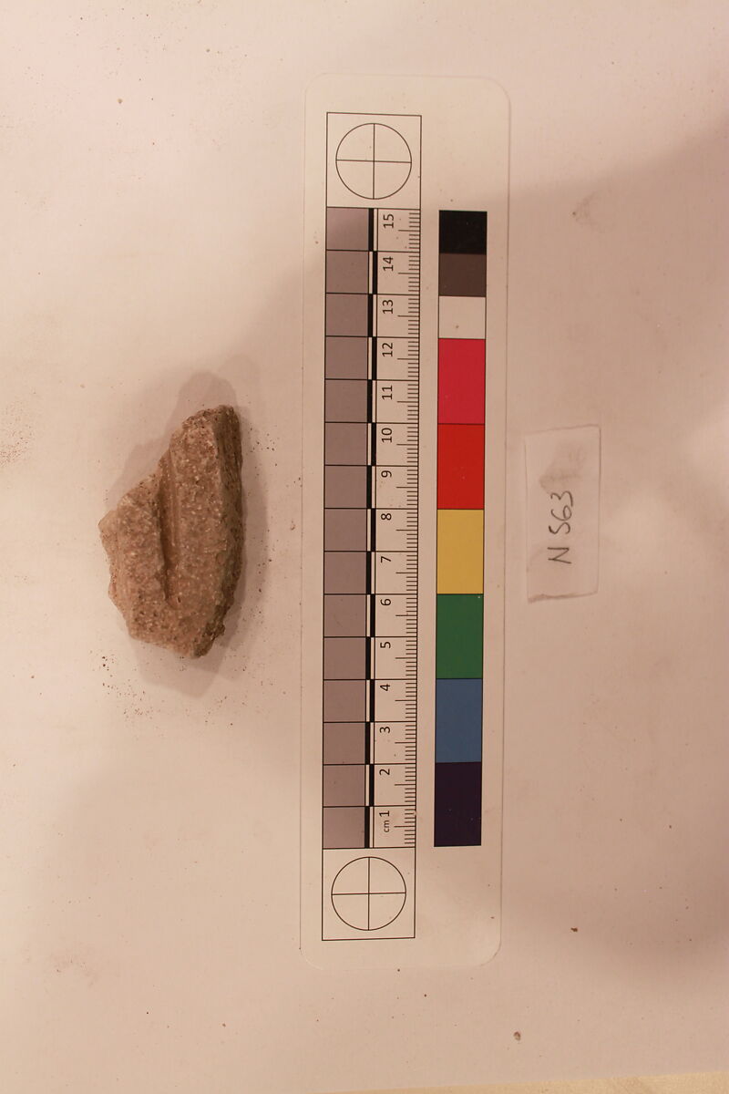 Stucco Fragment, Stucco; carved