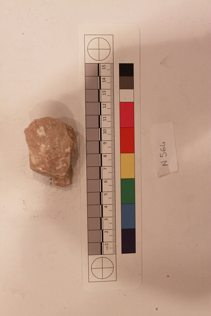 Stucco Fragment, Stucco; carved, painted?