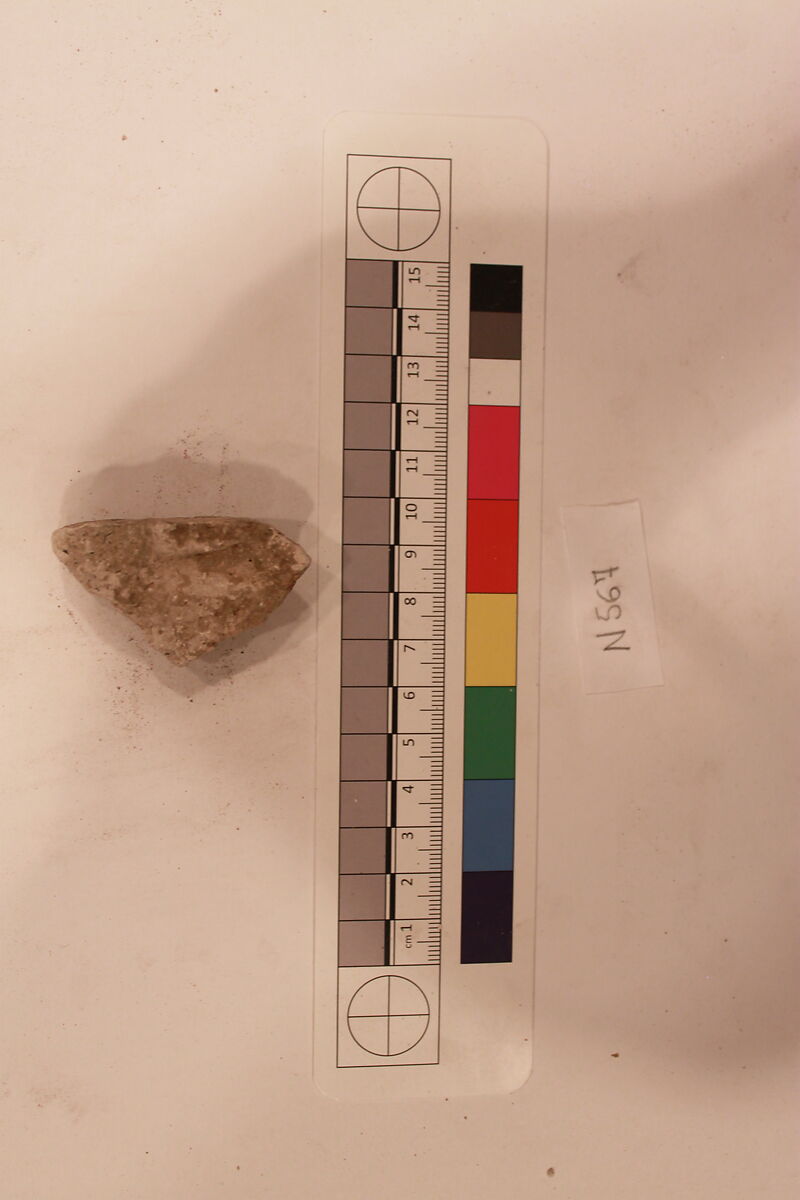 Stucco Fragment, Stucco; carved