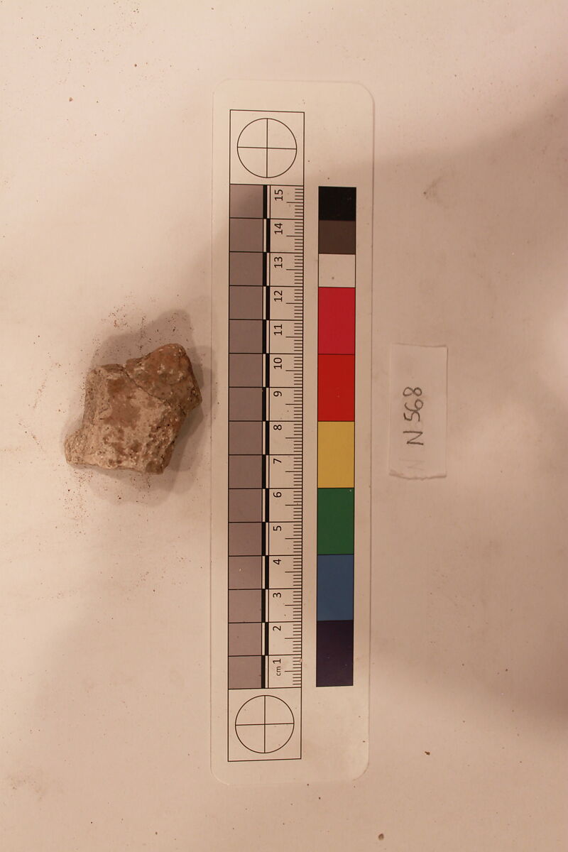 Stucco Fragment, Stucco; carved