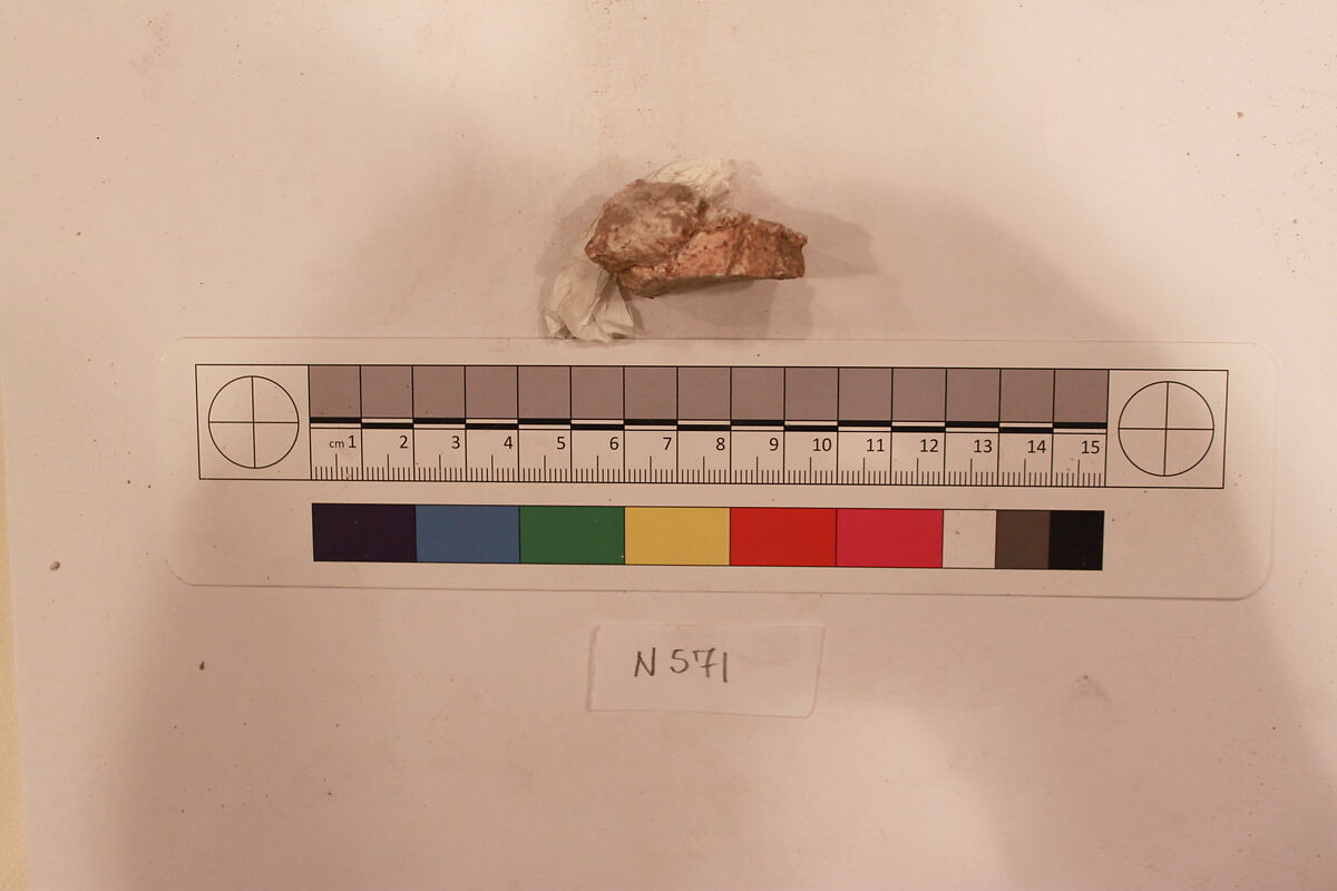 Stucco Fragment, Stucco; carved