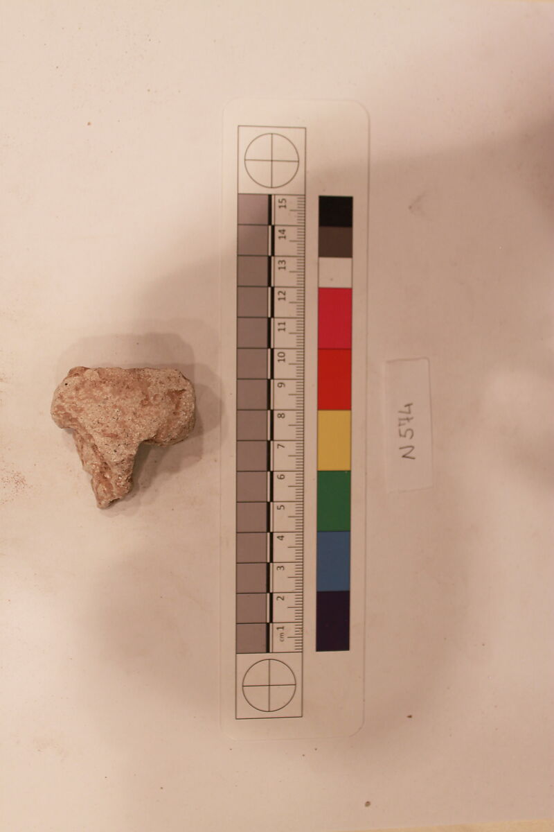 Stucco Fragment, Stucco; carved