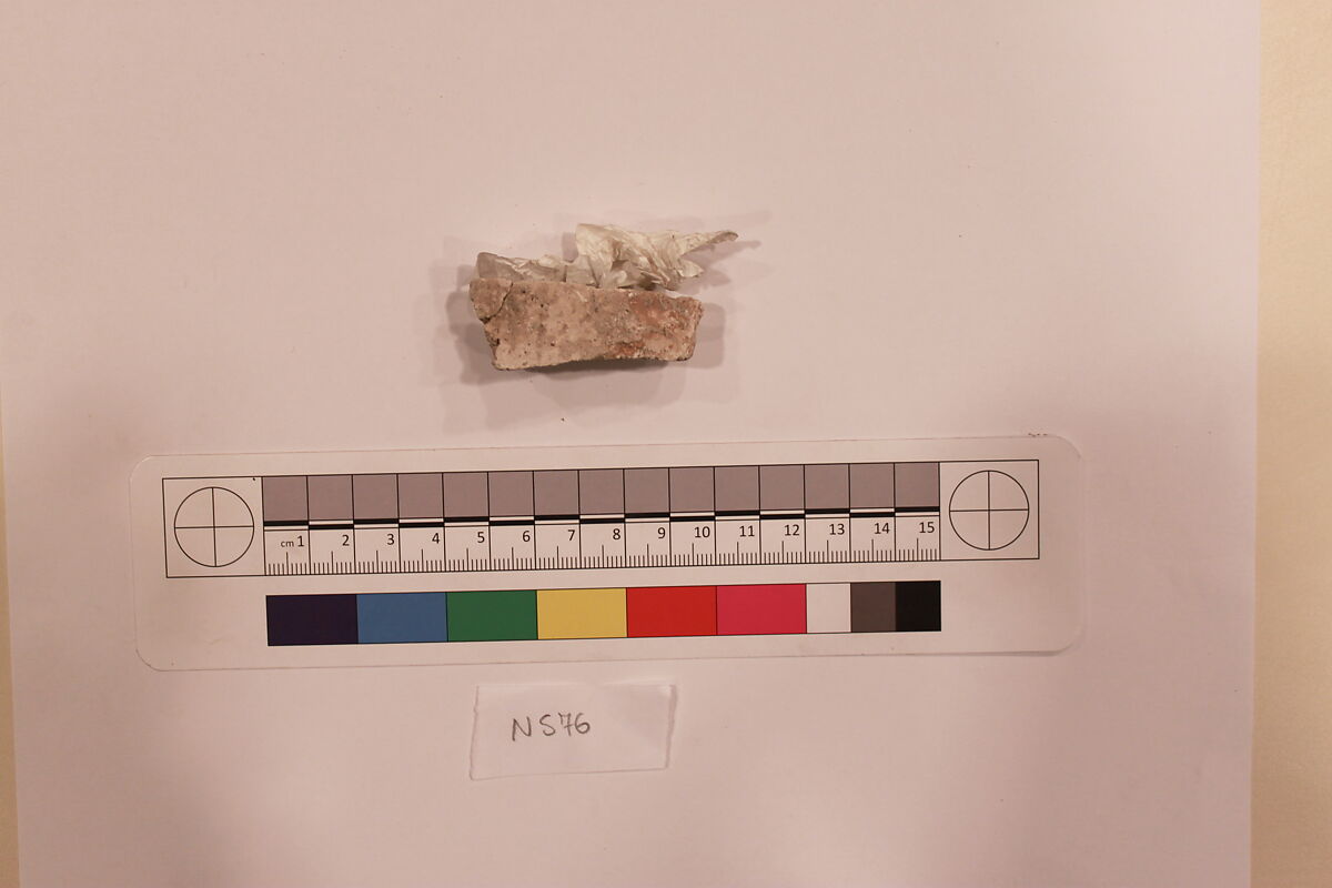 Stucco Fragment, Stucco; carved