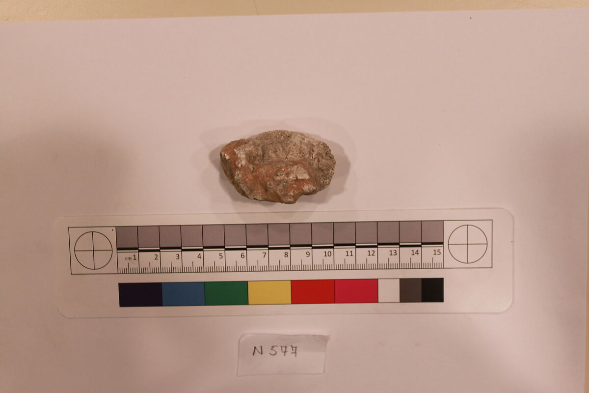 Stucco Fragment, Stucco; carved