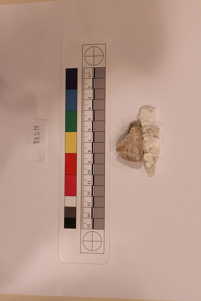 Stucco Fragment, Stucco; carved