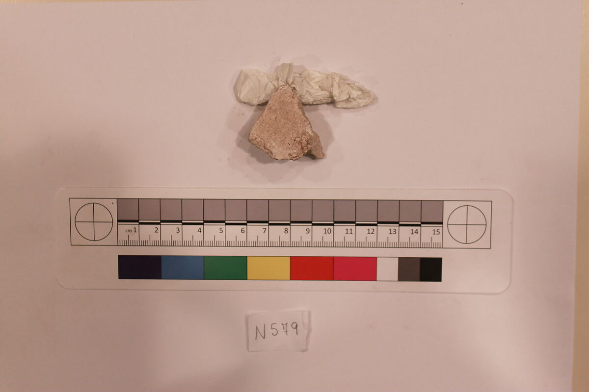 Stucco Fragment, Stucco; carved