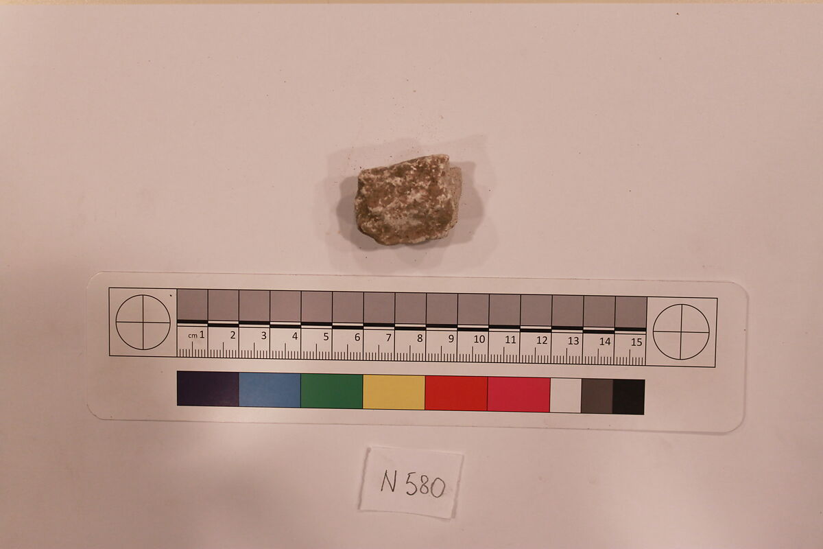 Stucco Fragment, Stucco; carved