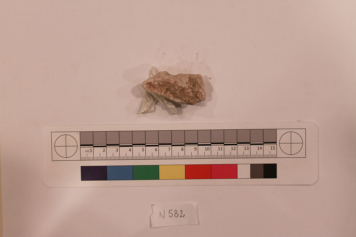 Stucco Fragment, Stucco; carved