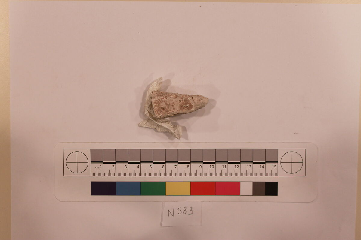 Stucco Fragment, Stucco; carved